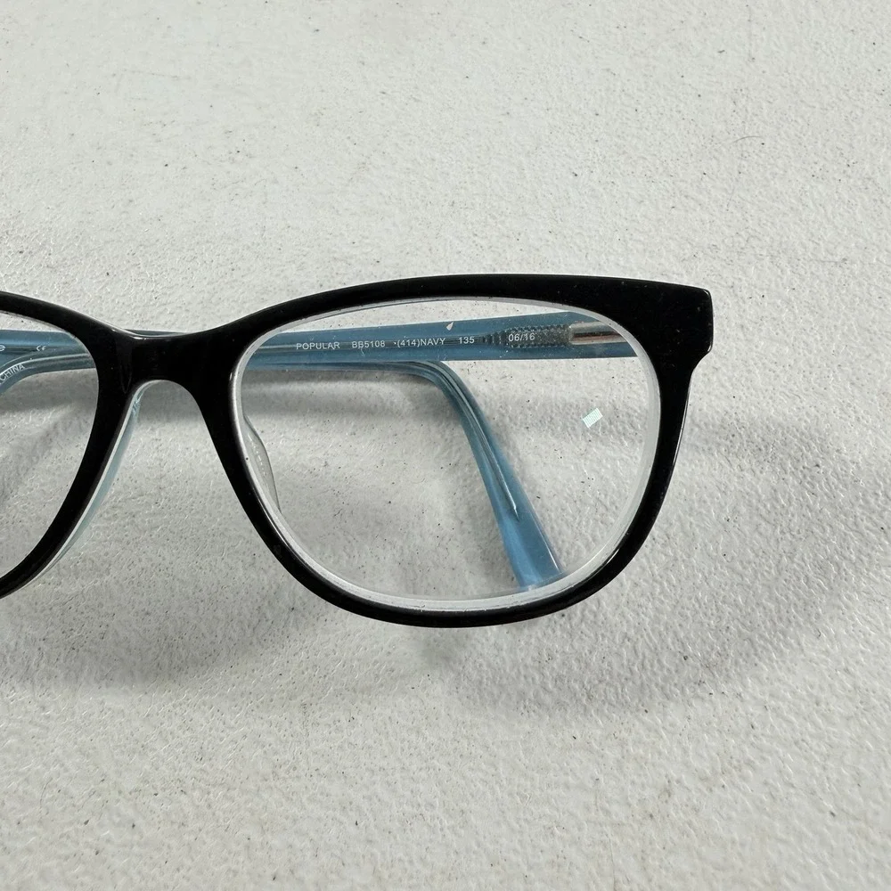 Bebe BB5108‎ Popular 414 Navy 53-16-135 Caterer Women's Eyeglasses Frames ONLY